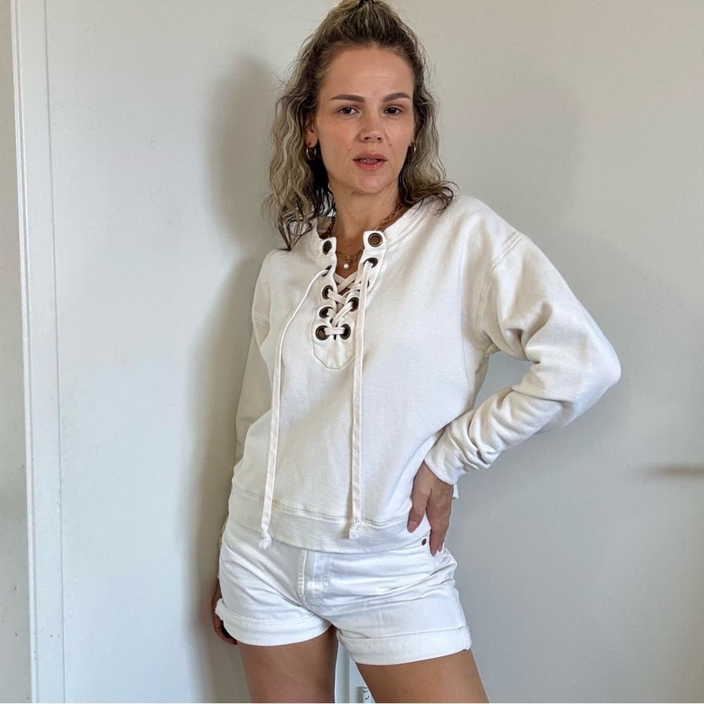 MOTHER The Tieup Easy Sweatshirt - Thumbnail 5