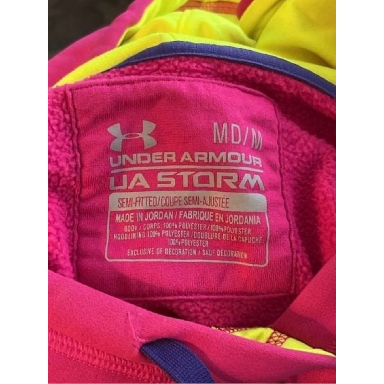 Under Armour Neon Hoodie - Thumbnail 3