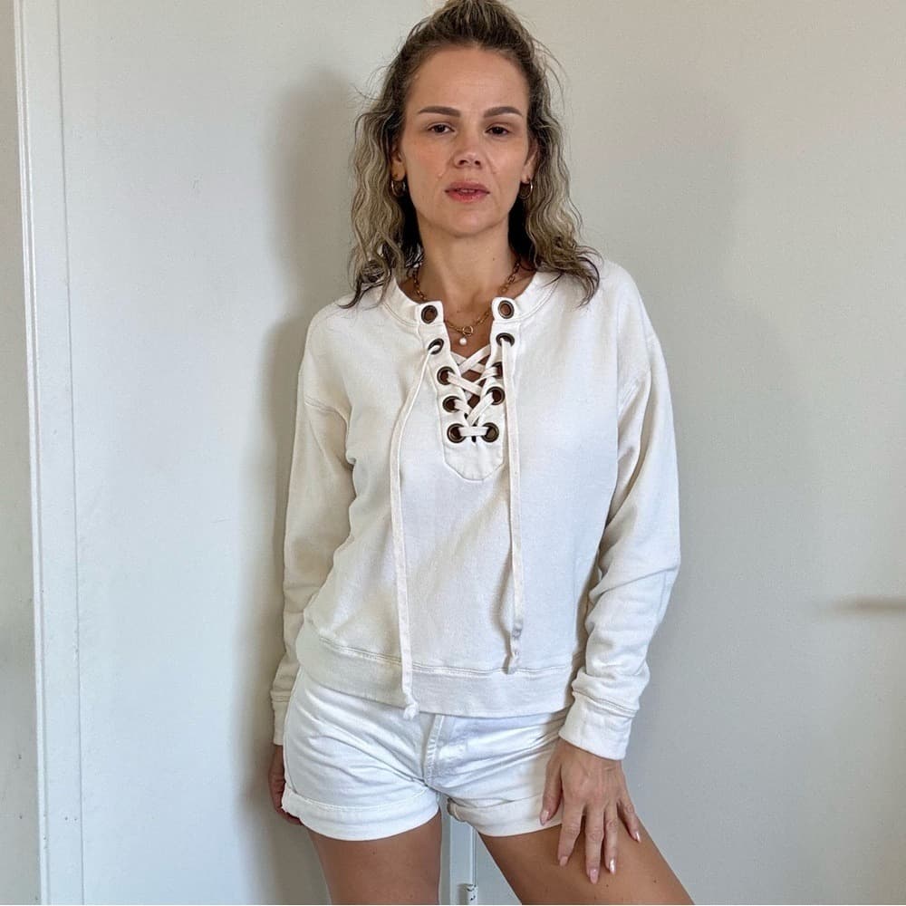 MOTHER The Tieup Easy Sweatshirt - Thumbnail 3