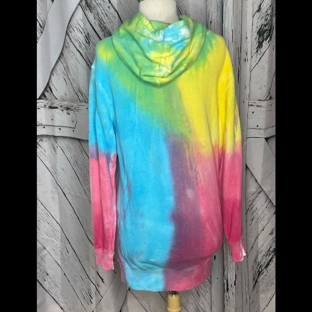 Spiritual Gangster for VS PINK Tie Dye Hoodie Dress Size XS - Thumbnail 4
