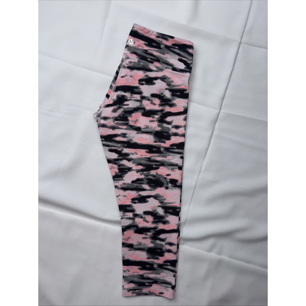 Lululemon Pink Black Gray Camo Leggings - Thumbnail 3