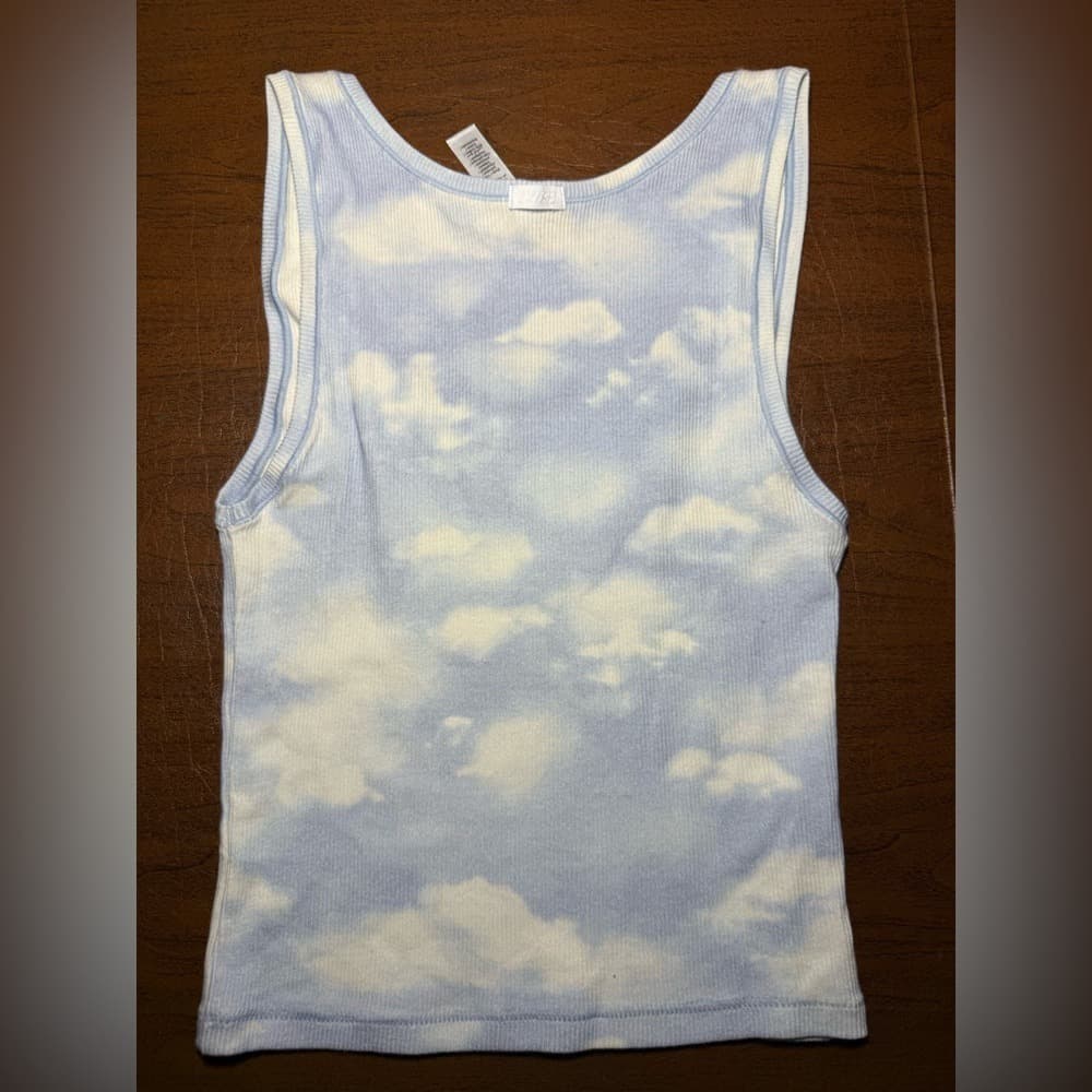 SKIMS Cloud Sky Ribbed Cropped Tank - Thumbnail 6