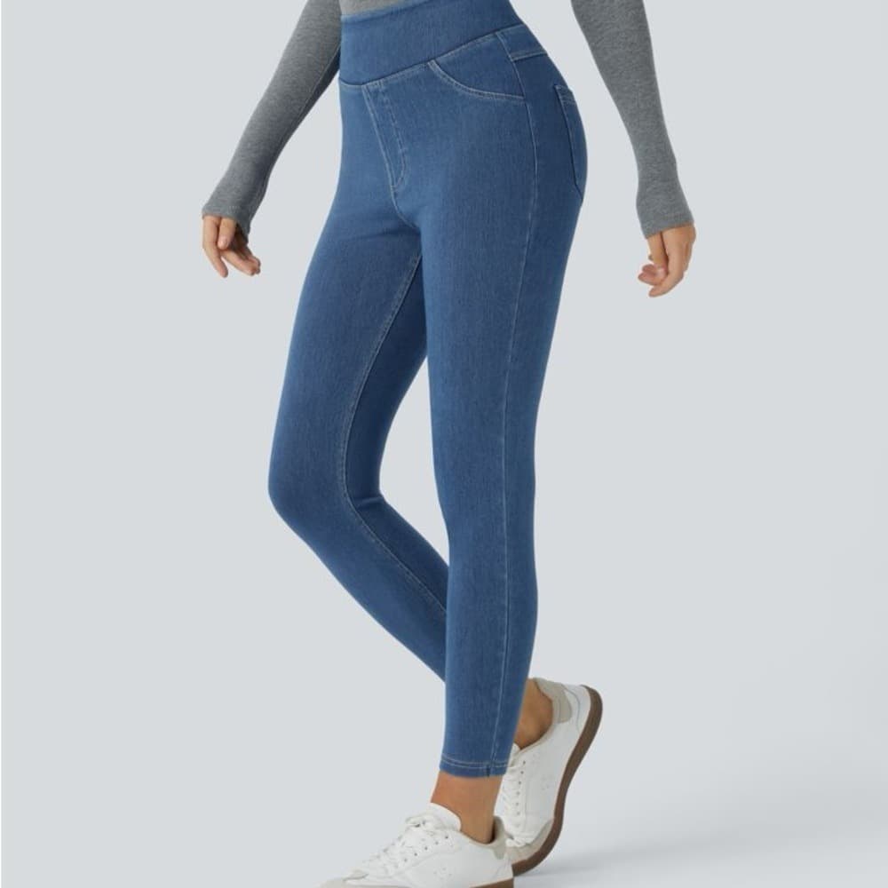 HALARA Slate Blue Jeggings Size M - Thumbnail 5
