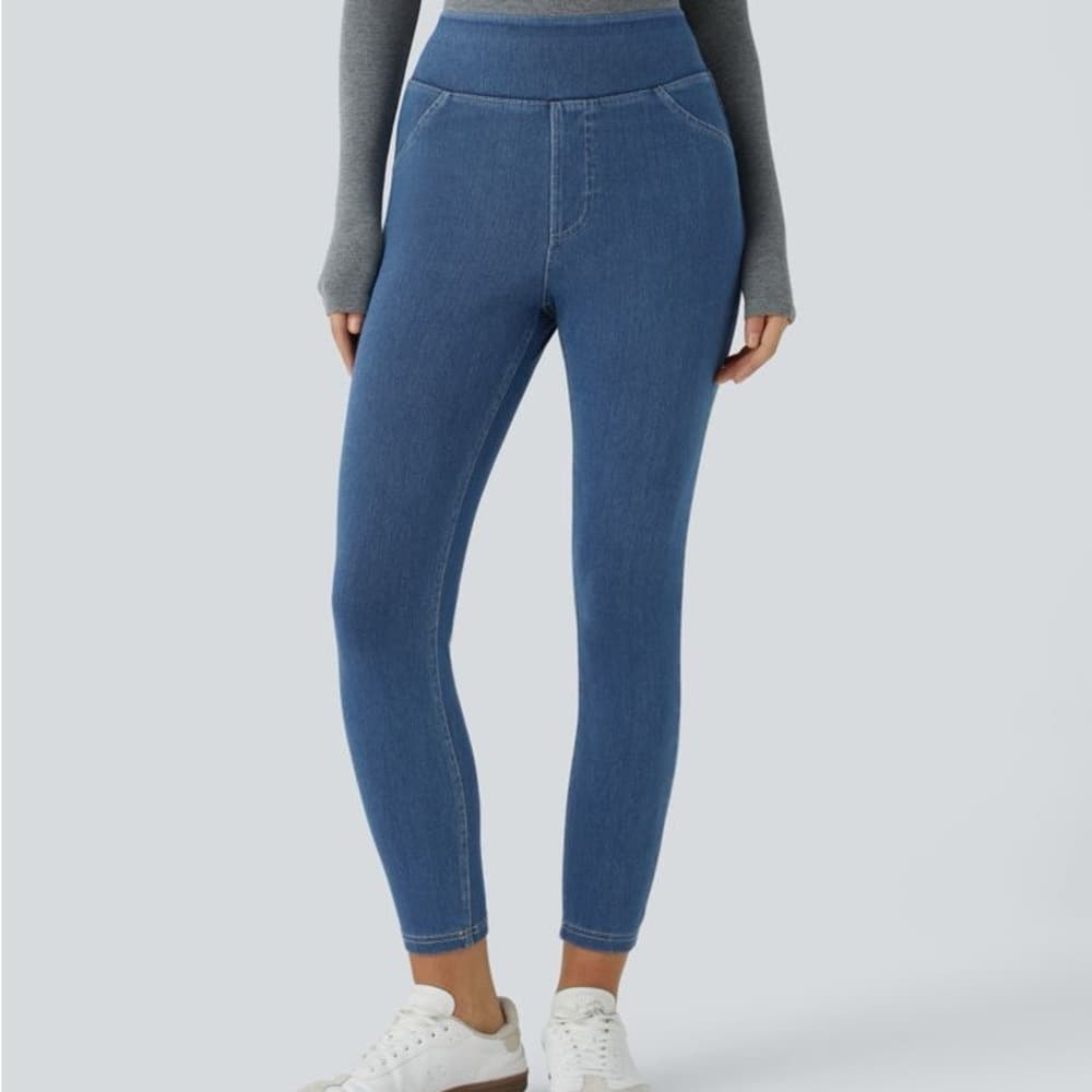 HALARA Slate Blue Jeggings Size M - Thumbnail 7