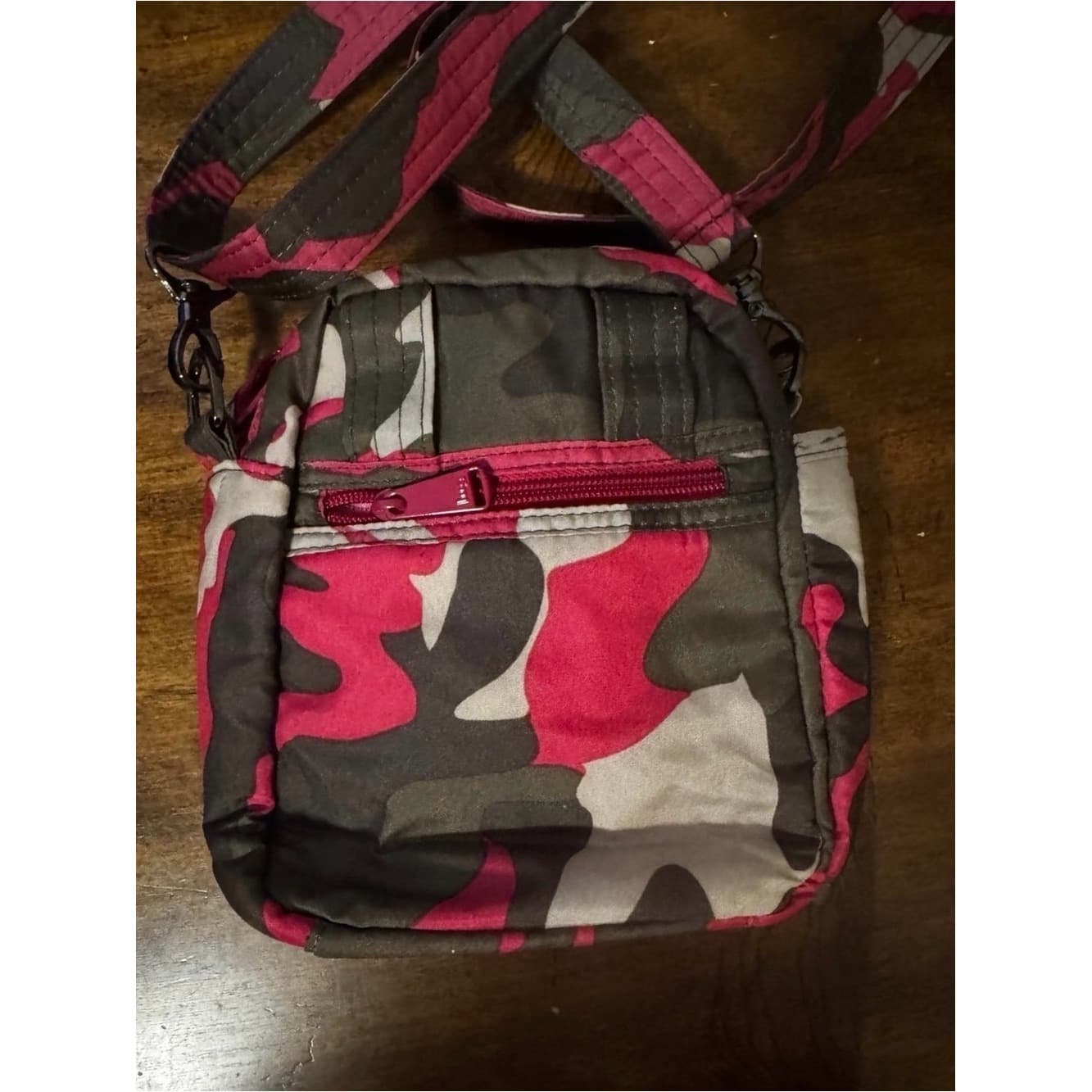 LUG Infinity Can Can Small Pink Camouflage Crossbody - Thumbnail 3