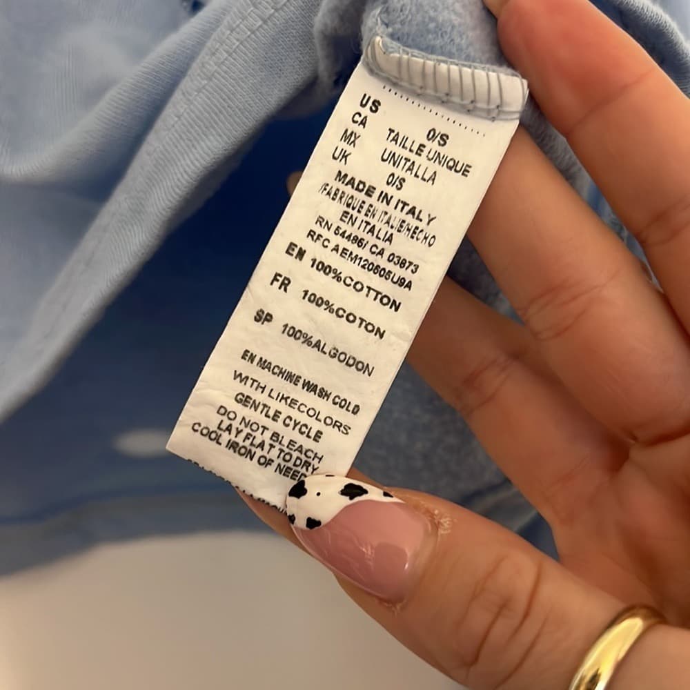 Aerie Don't Ask Why Distressed Cropped Sweatshirt - Thumbnail 6