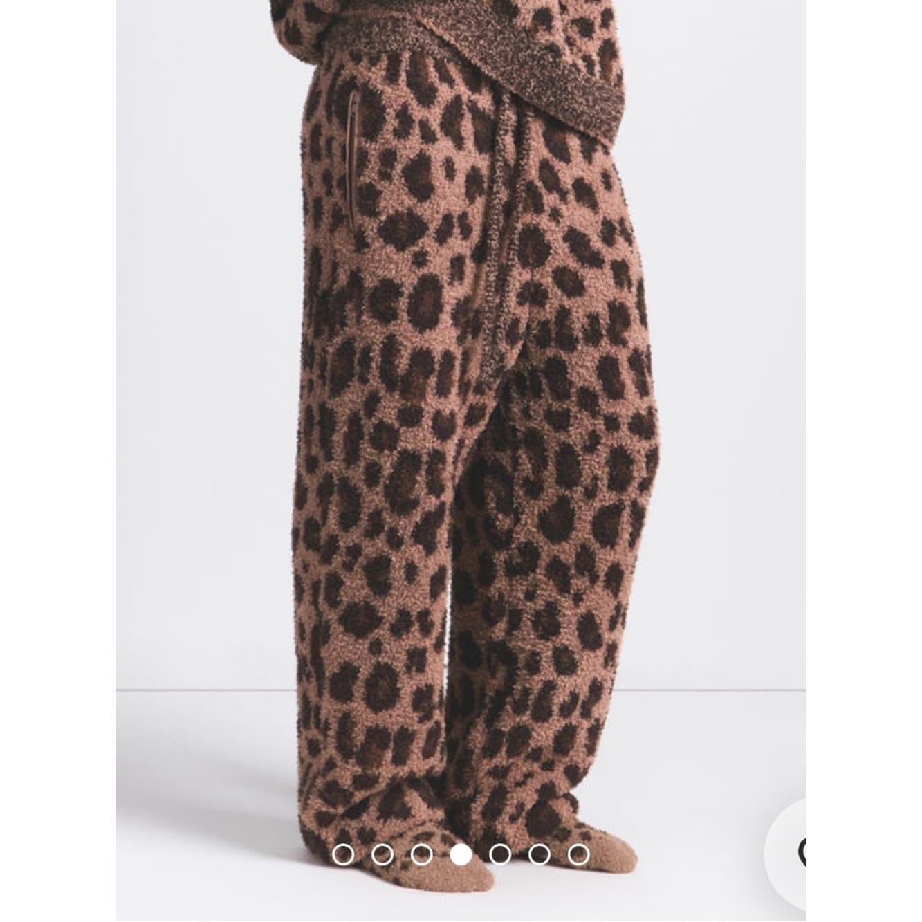 SKIMS Sienna Leopard Print Cozy Pants - sold out and discontinued - Image 1