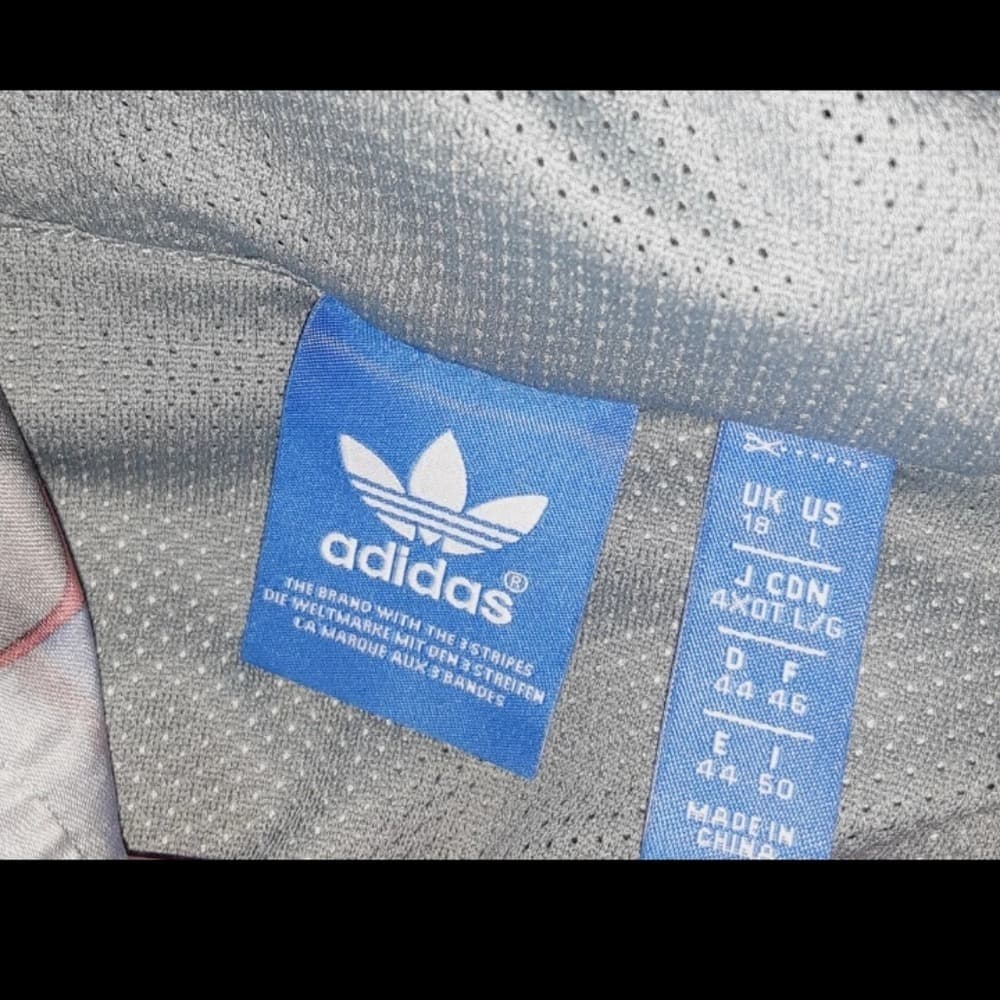Adidas Multicolor Abstract Print Windbreaker Jacket - Thumbnail 3