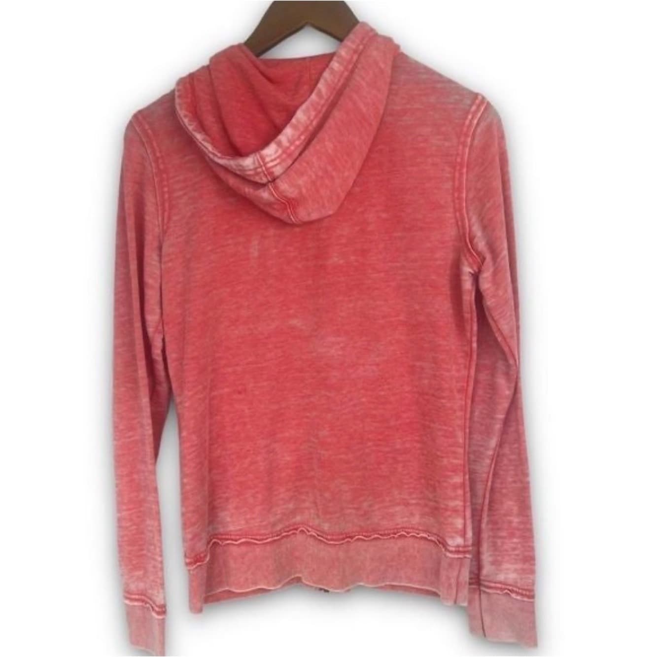 Harley Davidson Winged Burnout Wash Full Zip Hoodie - Thumbnail 2