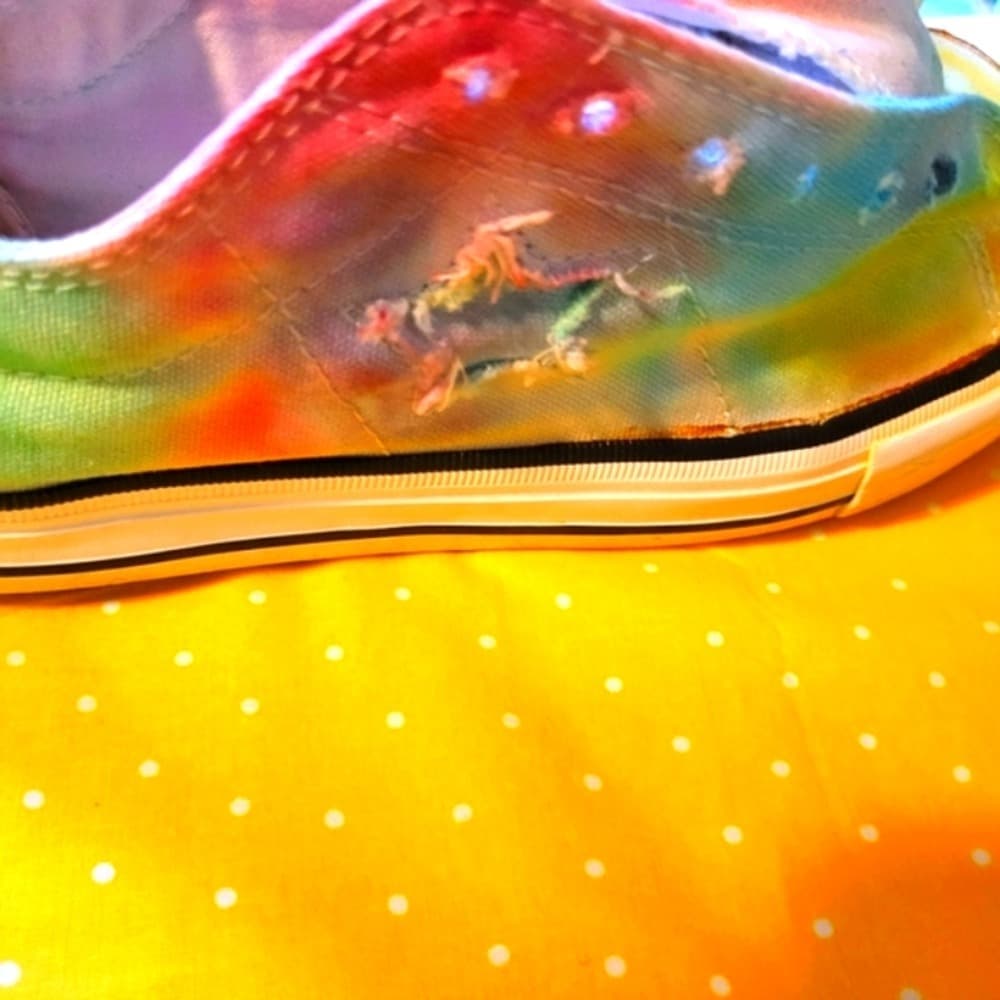 Converse Tie-Dye Multicolor Low Top Sneakers - Thumbnail 4