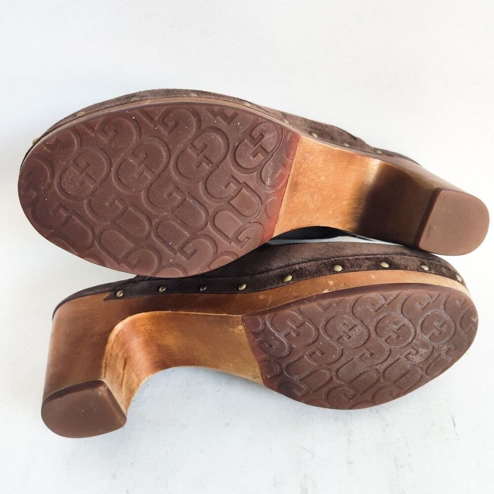 UGG Brown Suede Clogs - Thumbnail 8