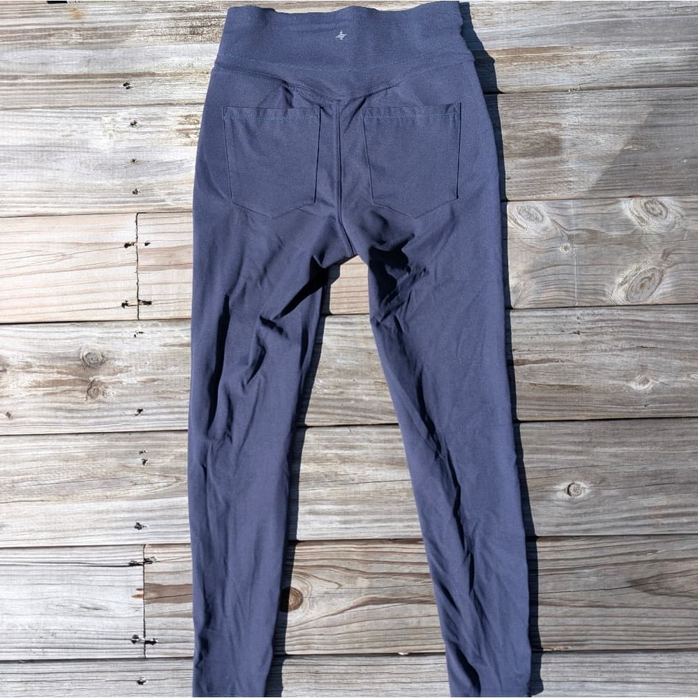 Halara Leggings Size M Blue Denim Print 7/8 Length Butt Lift High Waist Stretch - Thumbnail 9