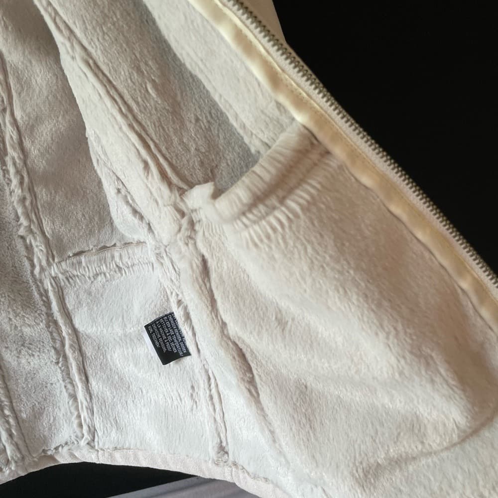 Harley-Davidson Cream Faux Suede Zip Front Jacket - Thumbnail 8