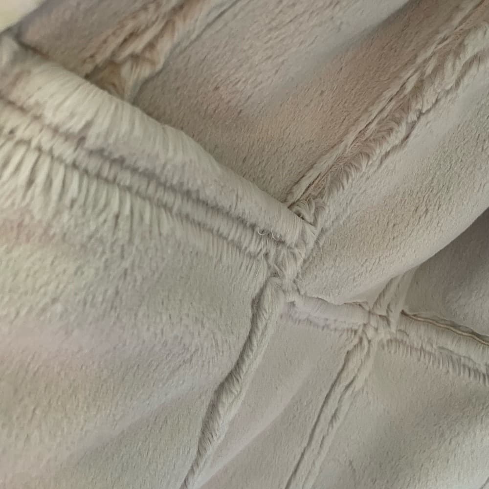 Harley-Davidson Cream Faux Suede Zip Front Jacket - Thumbnail 7