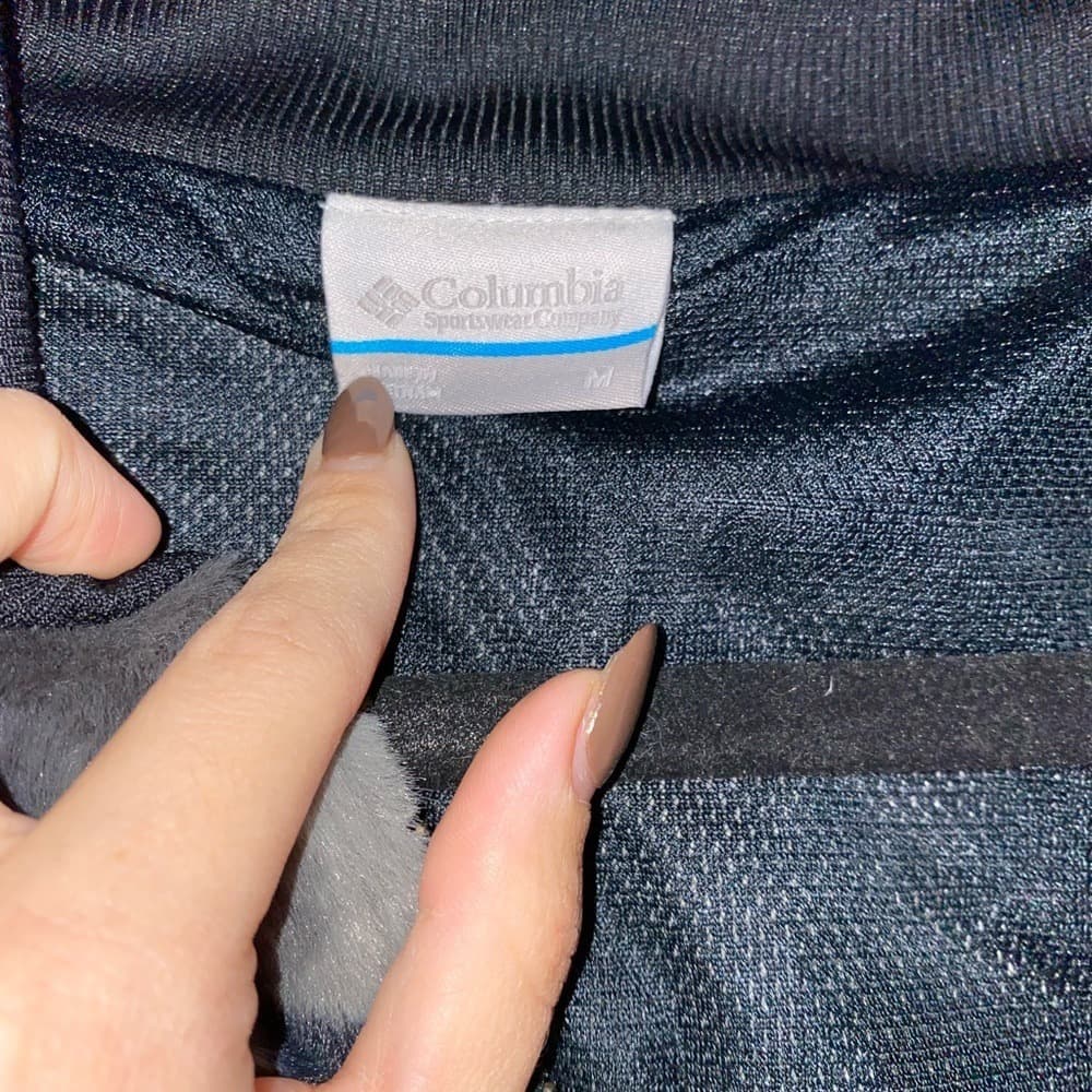 Columbia Women's Gray & Black Camo Fleece Zip Jacket - Thumbnail 2