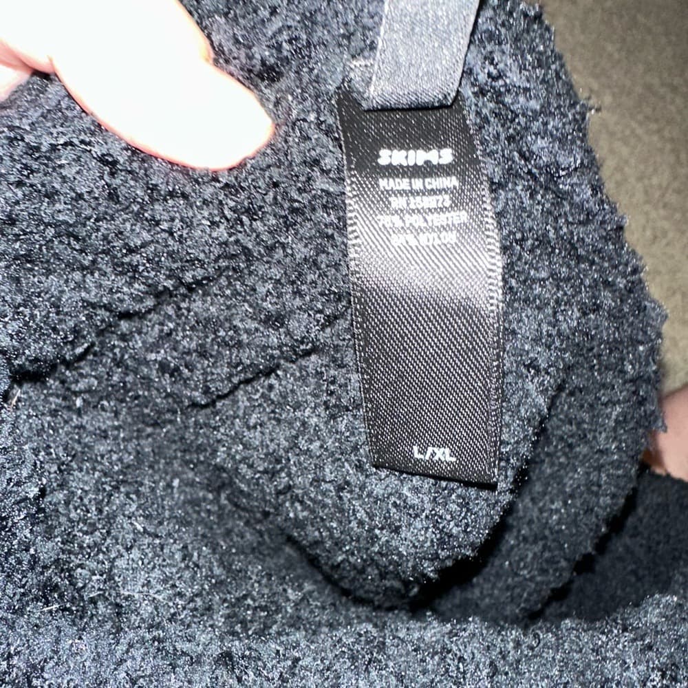 SKIMS Black Cozy Knit Shorts - Thumbnail 5