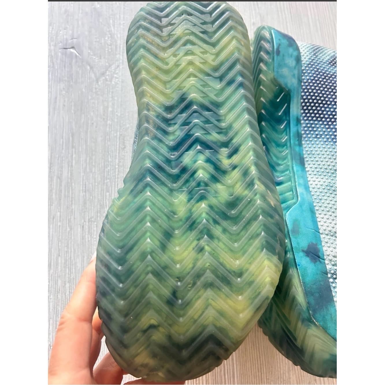 NOBULL Women's Trainer in Aqua Tiedye - Thumbnail 3