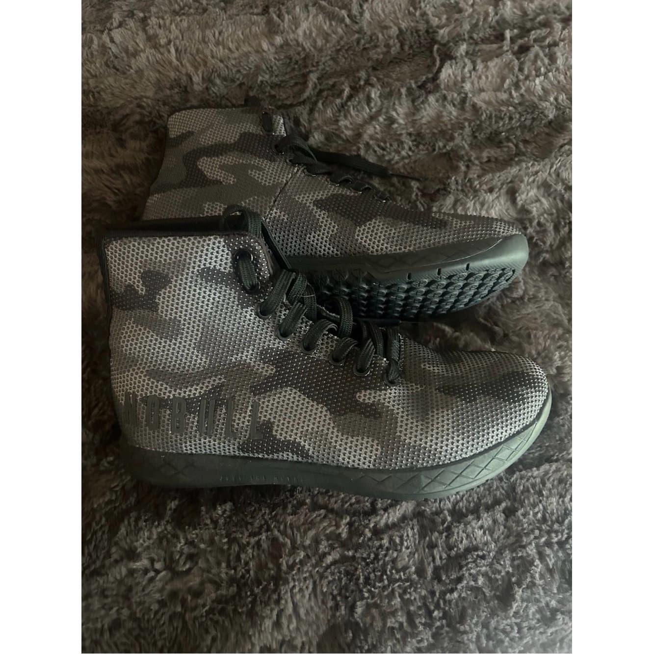 NOBULL Black Camo High-Top Sneakers
