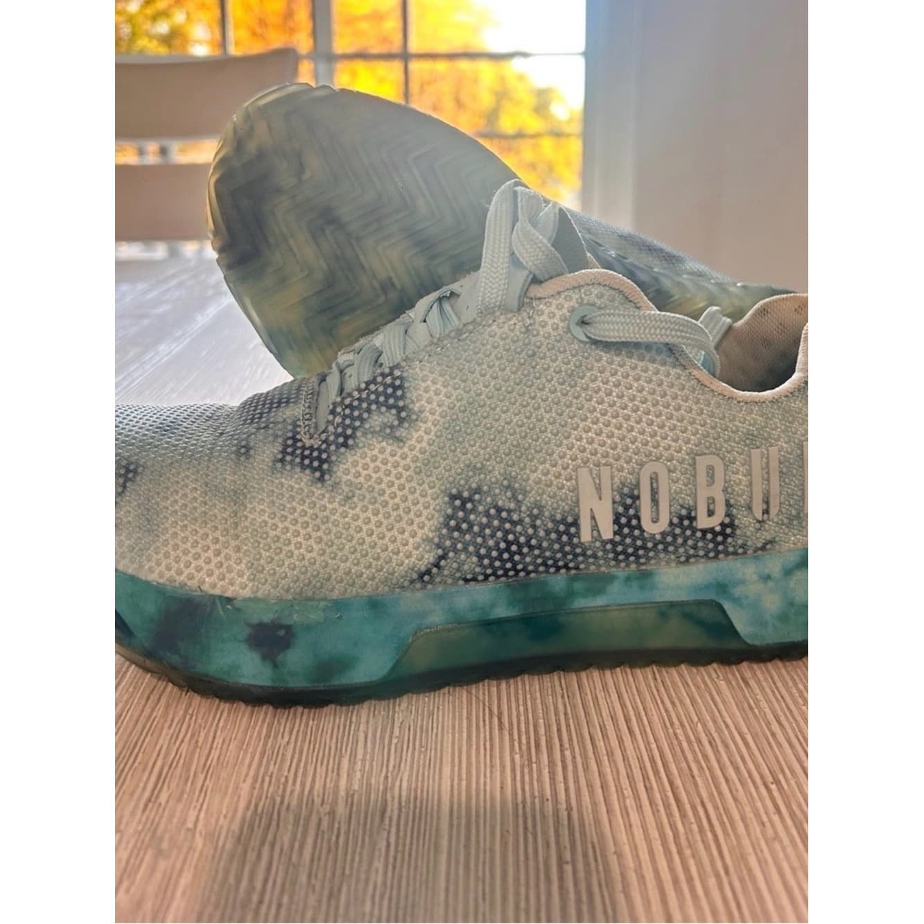 NOBULL Women's Trainer in Aqua Tiedye - Thumbnail 2