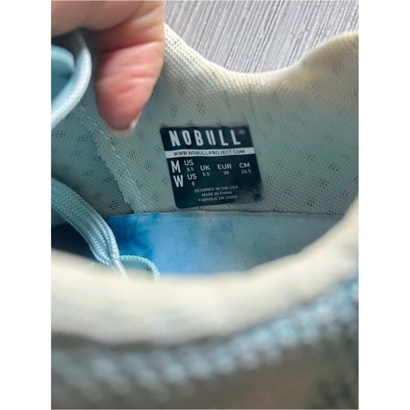 NOBULL Women's Trainer in Aqua Tiedye - Thumbnail 4