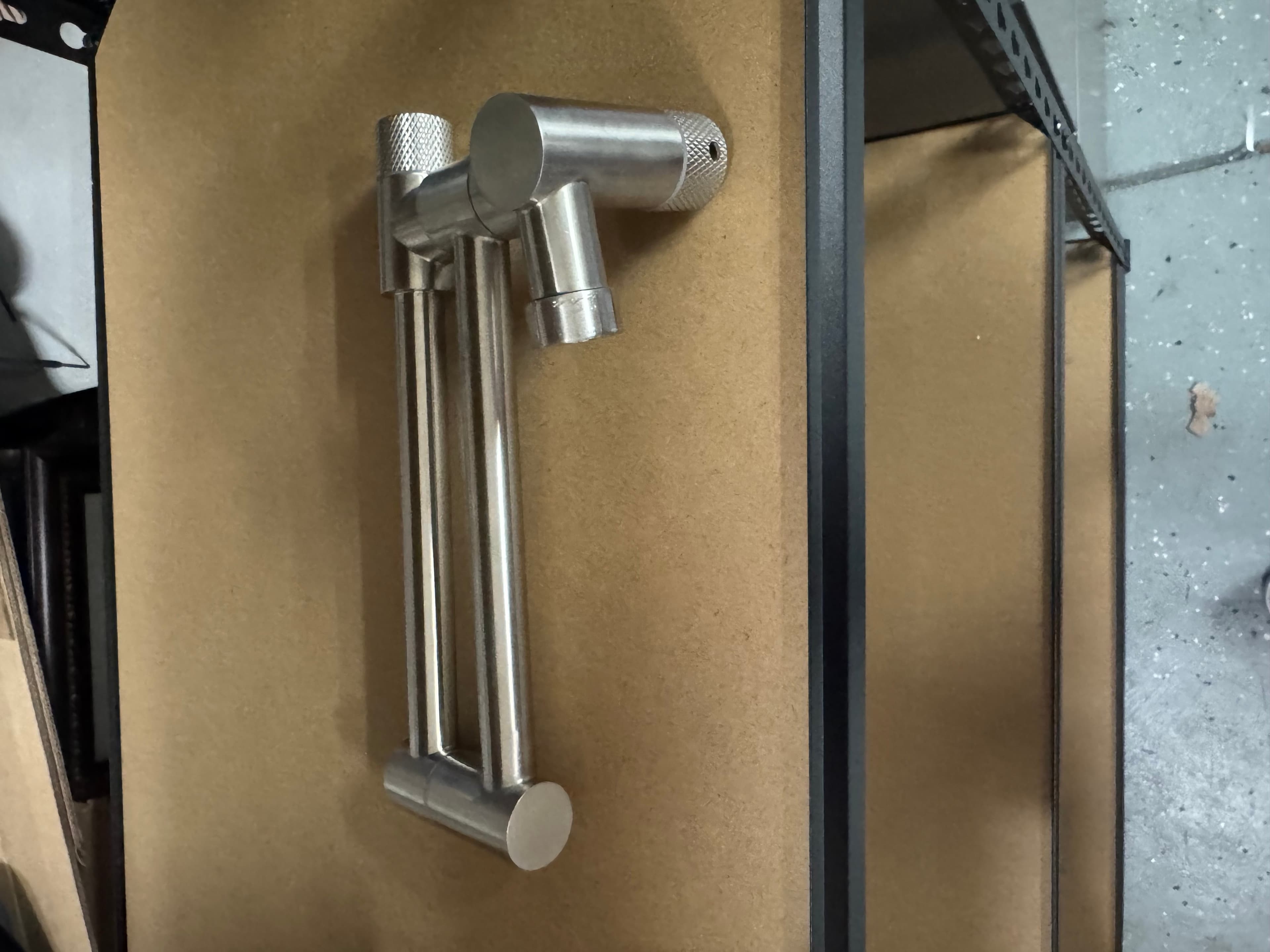 Stainless Steel Pot Filler Faucet Wall Mount - missing hardware - Thumbnail 2