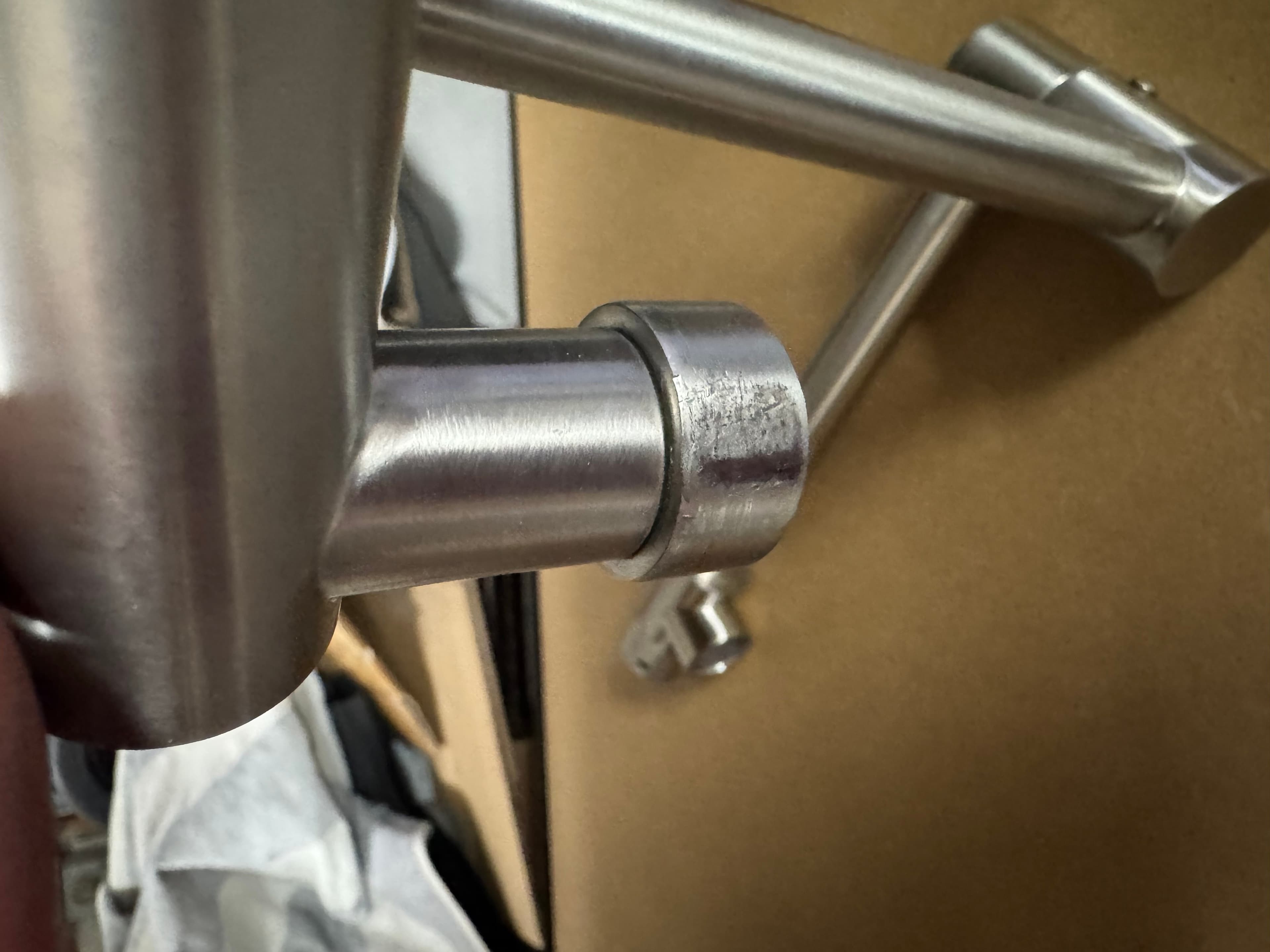 Stainless Steel Pot Filler Faucet Wall Mount - missing hardware - Thumbnail 4