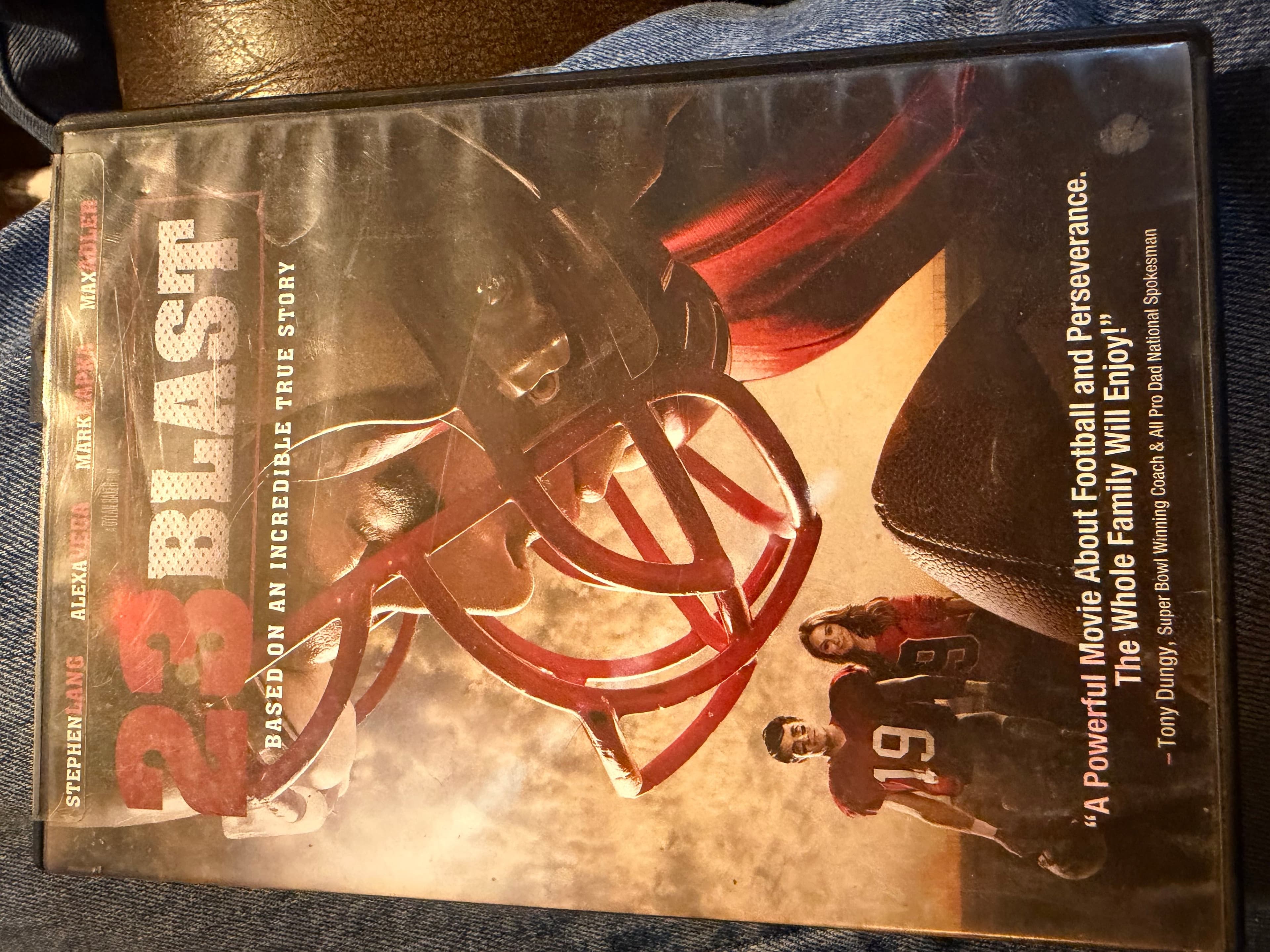 23 Blast DVD Movie Based on True Story Football Drama - Image 1