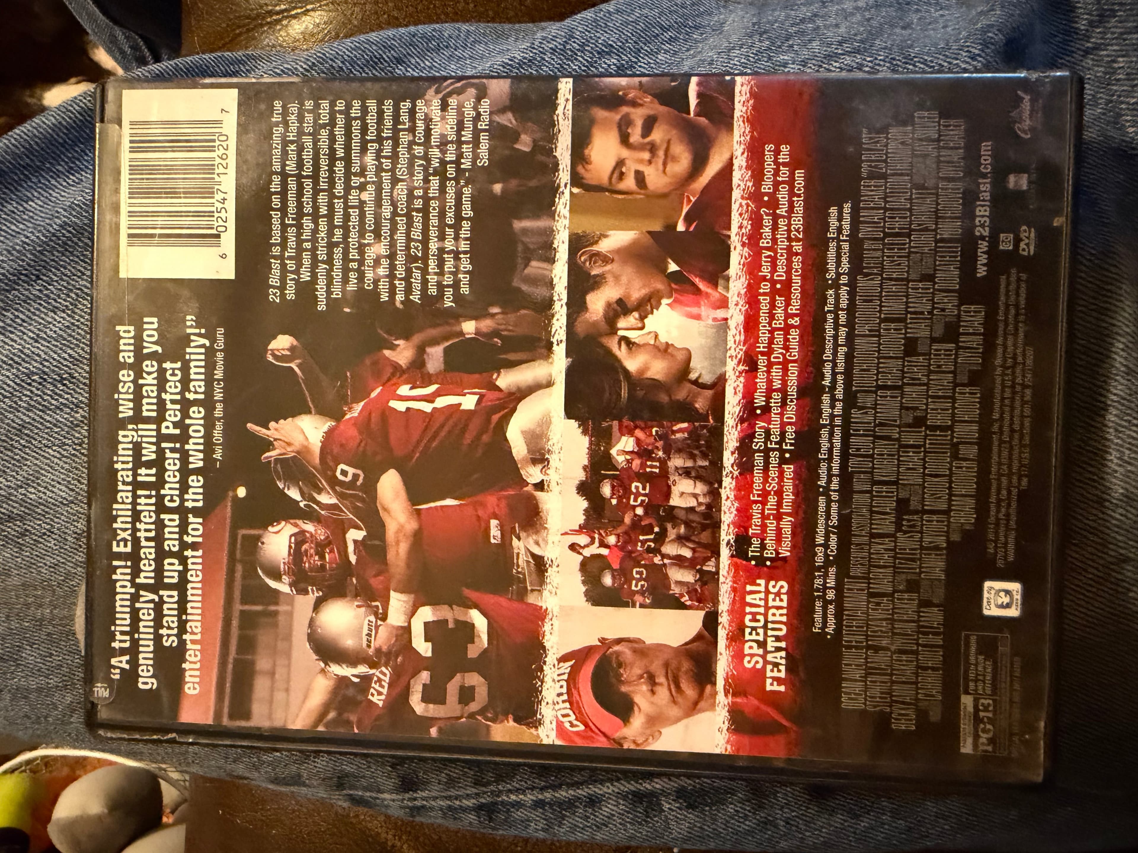 23 Blast DVD Movie Based on True Story Football Drama - Thumbnail 2