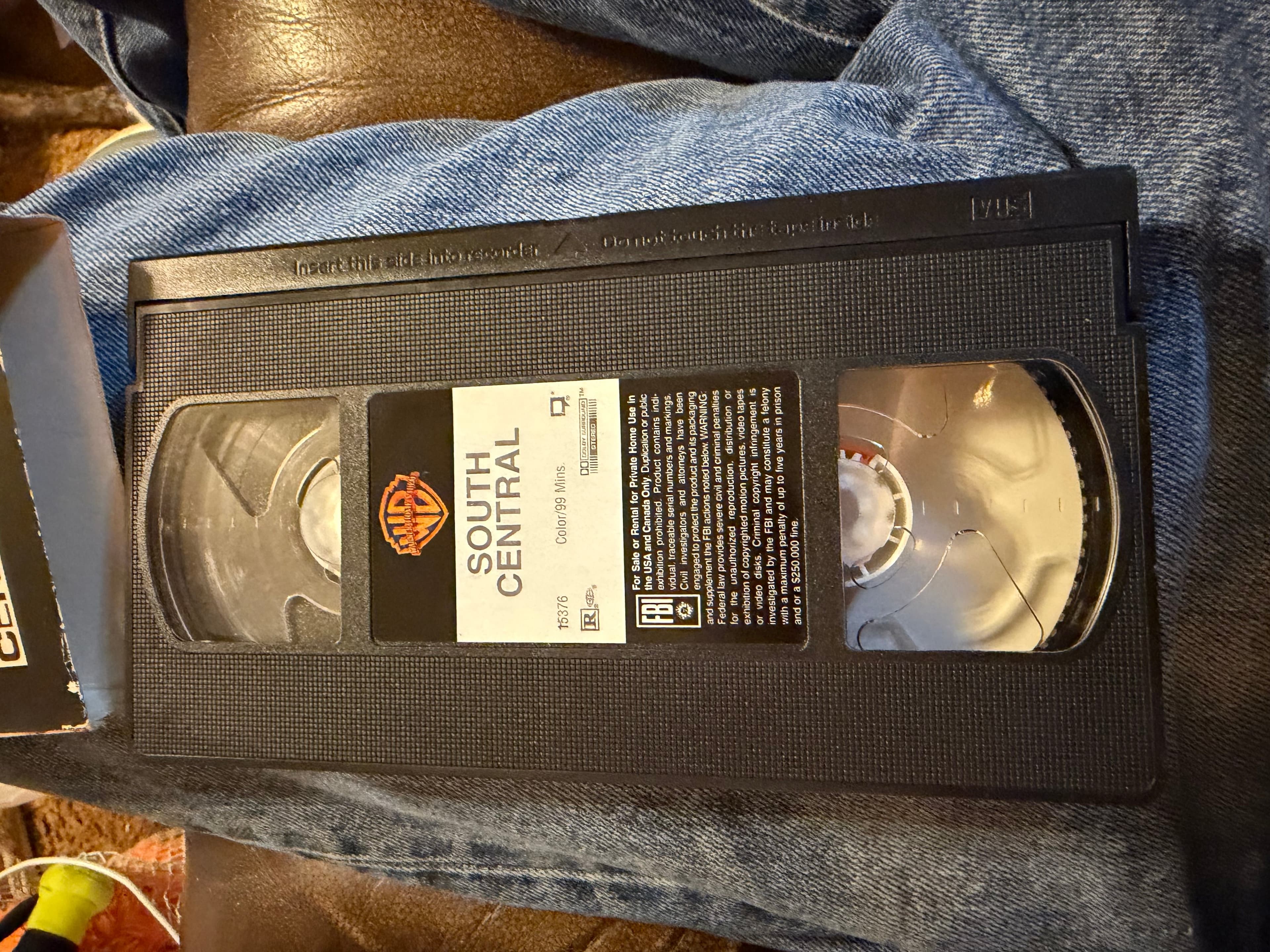 Warner Bros South Central VHS 1992 Drama Film - Thumbnail 3
