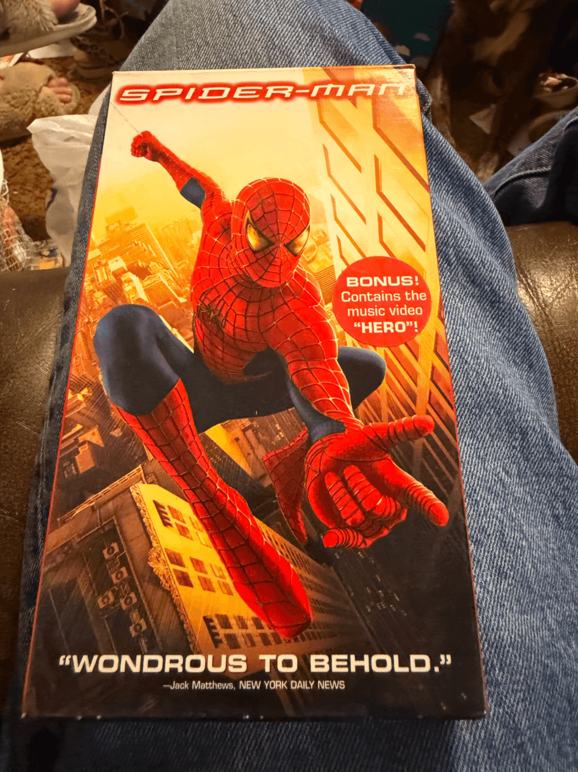 Spider-Man 2002 VHS Movie with Bonus Music Video - Image 1