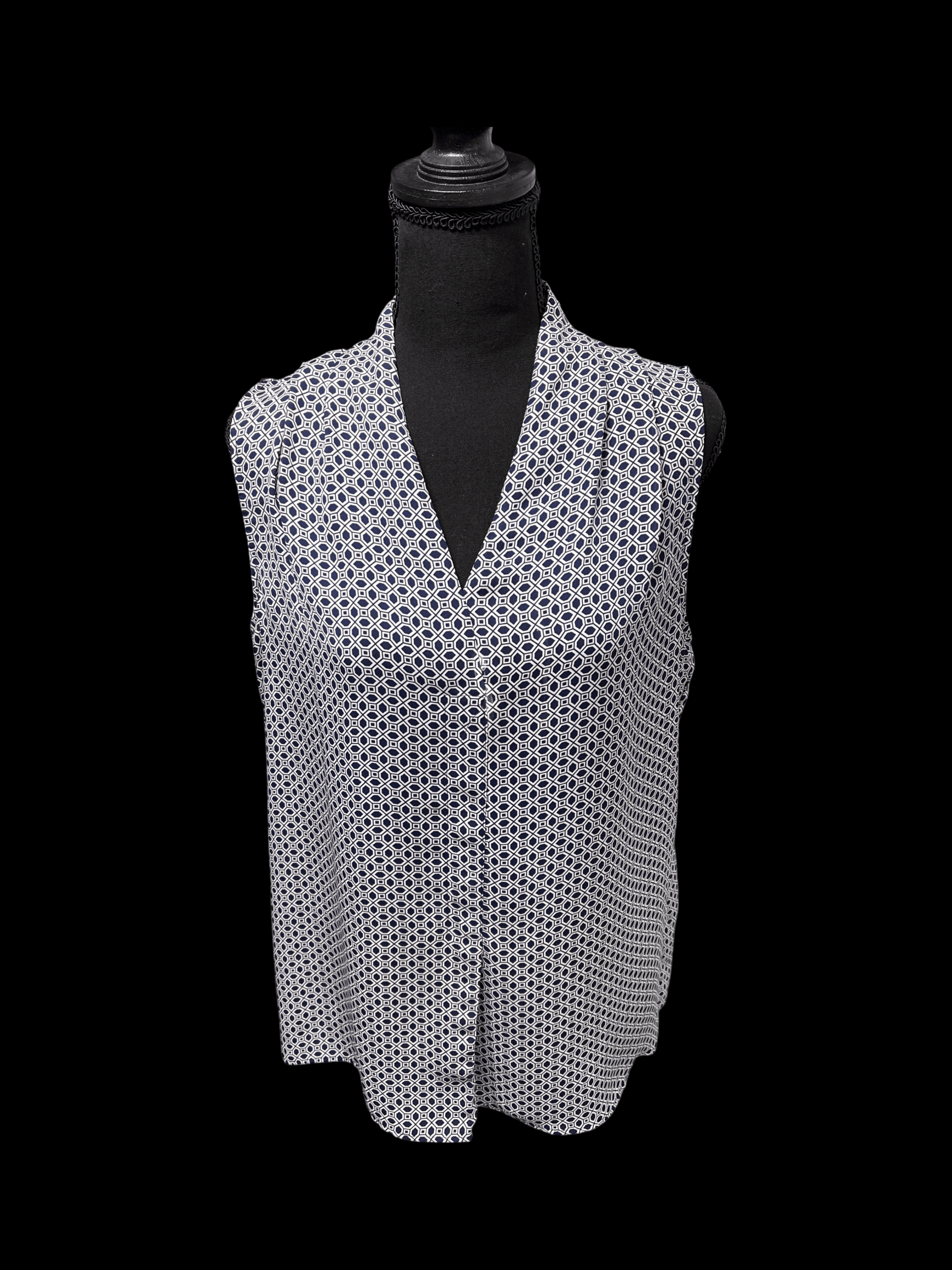 Women’s Laundry by Shelli Segal Sleeveless Blouse - Thumbnail 2