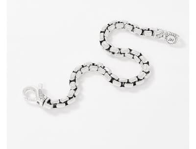 JAI by John Hardy Rounded Box Link Sterling Silver Bracelet - 858463 - Thumbnail 5
