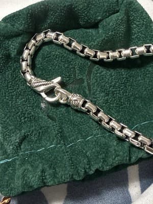 JAI by John Hardy Rounded Box Link Sterling Silver Bracelet - 858463 - Thumbnail 2