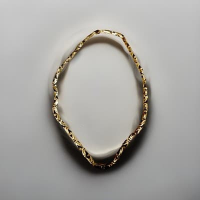 8 Mm Bysantine Sterling Silver 20 Inches Necklace For Unisex 925 - Thumbnail 8