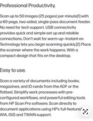 HP ScanJet Pro Desktop Scanner - 20G05A#BGJ - Thumbnail 11