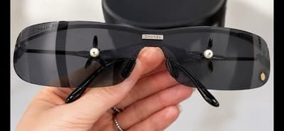 Chanel 4043 B Sunglasses Rimless Perfect Condition - Thumbnail 7