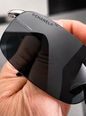 Chanel 4043 B Sunglasses Rimless Perfect Condition - Thumbnail 5