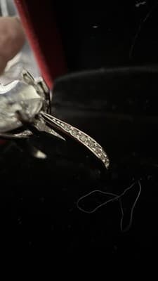 14 K Lab Created Diamond Ring Size 7 4 Ctw Vs1 F - Thumbnail 2
