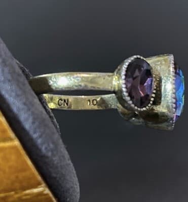 Heidi Daus "Princess"Crystal-Accented 3 Stone Ring - 9 - Thumbnail 8