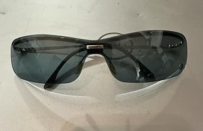 Chanel 4093-B 130mm Rinestone Rimless Tinted Sunglasses With Case - Thumbnail 3