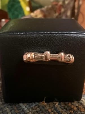 14K Yellow Gold Baguette Natural Diamond Wedding Band MZ1628 - Thumbnail 3