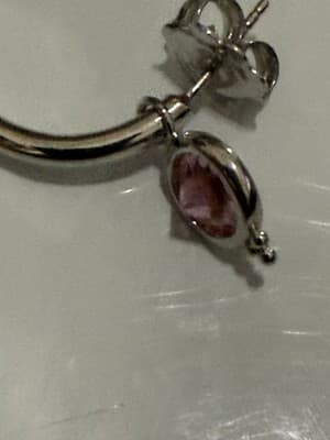 Pink Topaz Judith Ripka Set - Bracelet And Earrings Dangle Bracelet Sz 7 Bnwt - Thumbnail 8