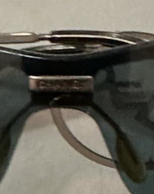 Chanel 4093-B 130mm Rinestone Rimless Tinted Sunglasses With Case - Thumbnail 2