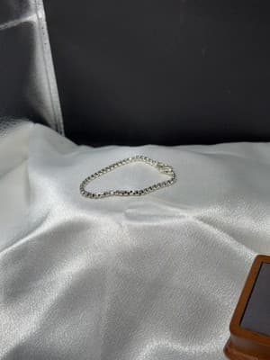 JAI John Hardy Solid 925 Silver 7mm Box Chain 8 In - Thumbnail 7