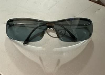 Chanel 4093-B 130mm Rinestone Rimless Tinted Sunglasses With Case - Image 1