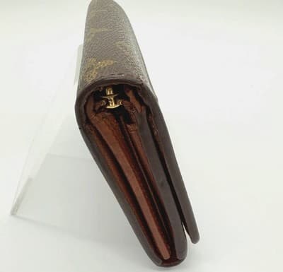 Louis Vuitton Monogram Porte Bifold Wallet Brown Billets Authentic - Thumbnail 5
