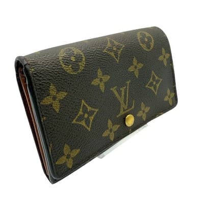 Louis Vuitton Monogram Porte Bifold Wallet Brown Billets Authentic - Thumbnail 2