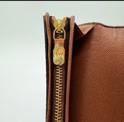 Louis Vuitton Monogram Porte Bifold Wallet Brown Billets Authentic - Thumbnail 13
