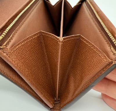 Louis Vuitton Monogram Porte Bifold Wallet Brown Billets Authentic - Thumbnail 10