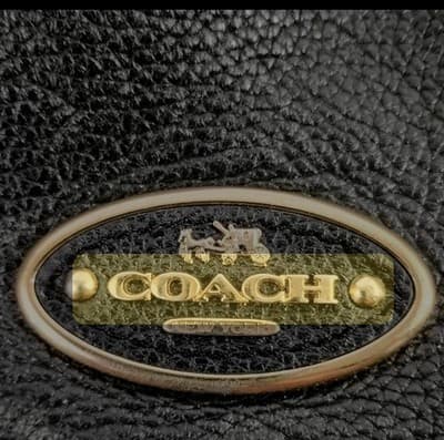 Coach Edie 31 Pebbled Shoulder Bag, Black - 57125 - Thumbnail 3